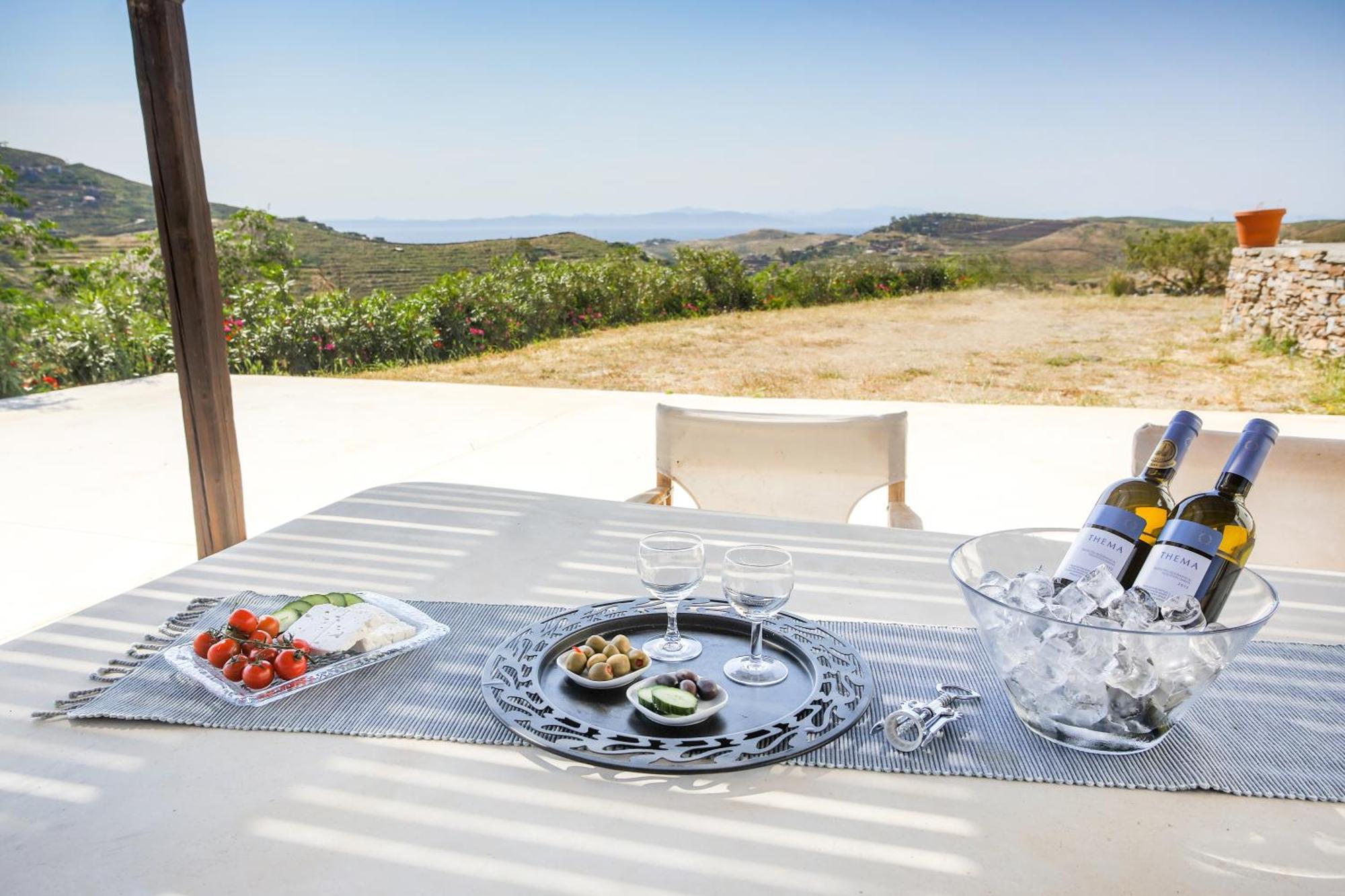 Kea Villa Thea- Villa Ilios Vourkárion Oda fotoğraf